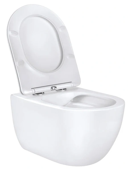 Унитаз подвесной Vincea Evo VT1-34 безободковый (детальная фотография), современные, hi-tech, круглые