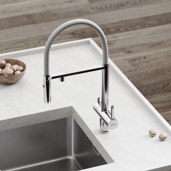 Смеситель для питьевой воды Sancos Imola хром SC4010CHwh (детальная фотография), хром, комбинированные