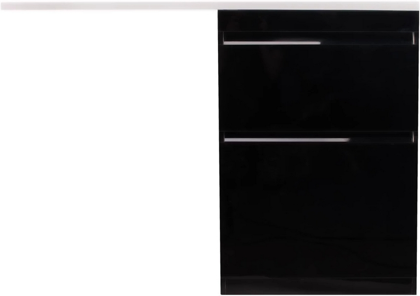 Тумба под раковину напольная Style Line Даймонд 58 см черная СС-00000560 (детальная фотография), черная