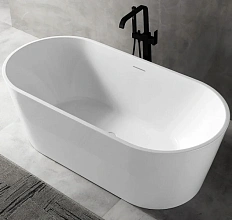Акриловая ванна Abber 150х75 см отдельностоящая
