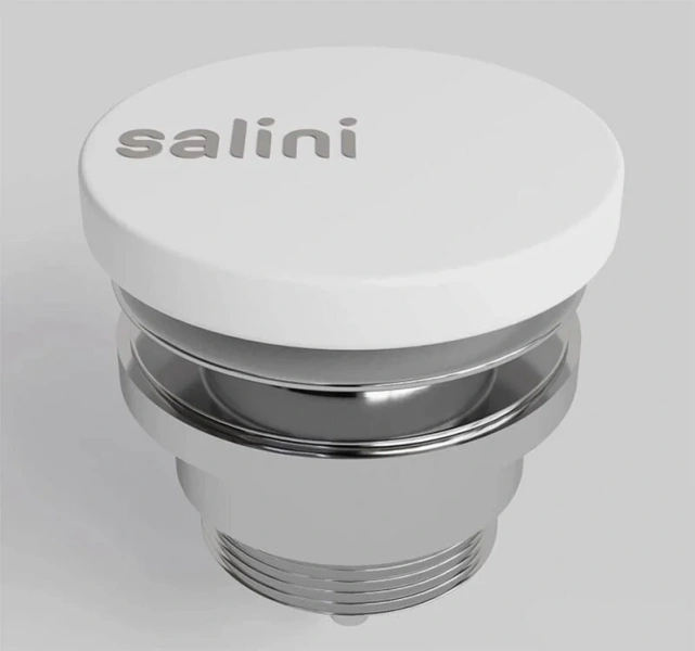 Донный клапан Salini D 602 белый глянцевый 167201G (детальная фотография)