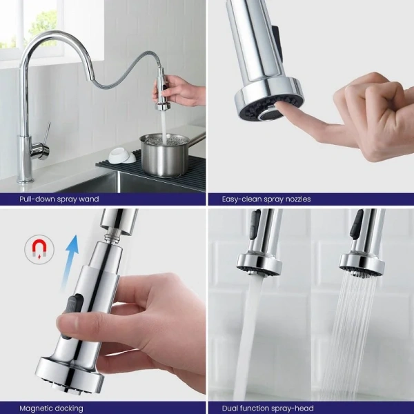 Смеситель для кухни Timo Saona 2316 (детальная фотография), на мойку