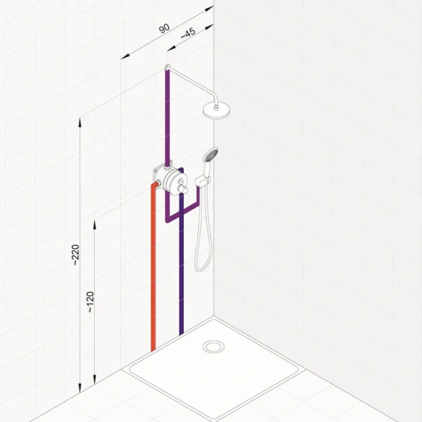 Душевой комплект Kludi Zenta хром 388320545 (детальная фотография), комплекты