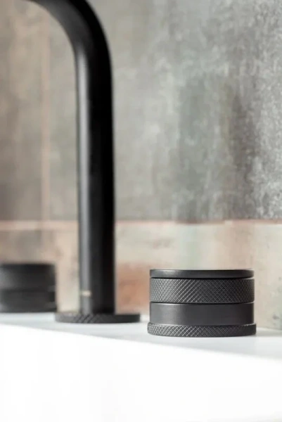 Смеситель для раковины Boheme Prestige черный матовый 152-B-PR (детальная фотография), черные