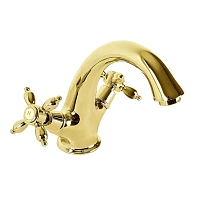 Смеситель для раковины Cezares Nostalgia золото 24 карат