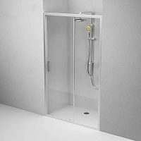 Душевая дверь в нишу AM.PM Gem Solo 120 см профиль хром стекло прозрачное