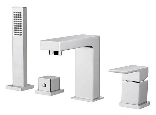 Смеситель на борт ванны Abber Daheim хром - фото 1