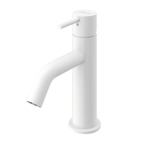 Смеситель для раковины Cezares Leaf белый матовый LEAF-LSM2-L-BIO (детальная фотография)