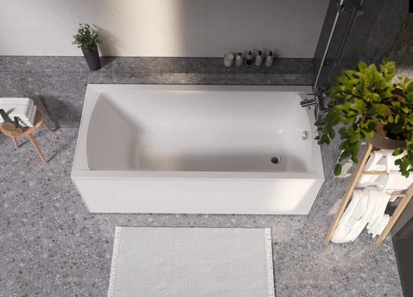 Ванна акриловая Creto Modalia 9-17080, 170 x 80, белый (детальная фотография), без гидромассажа, недорогие