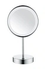 Зеркало с подсветкой Art & Max косметическое, хром
