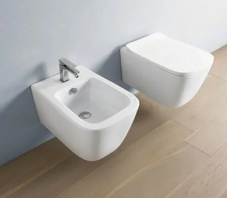 Биде подвесное Artceram A16 белое матовое ASB001 05 00 (детальная фотография), подвесные