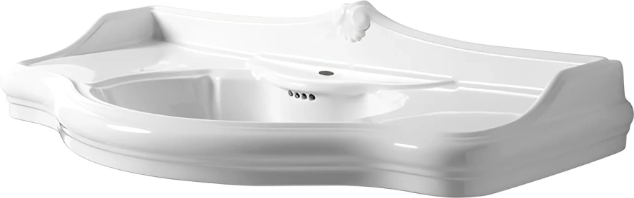 Раковина Azzurra Jubilaeum JULP1106200MBI (JUB200/110 bi))*1 110 см белая (детальная фотография), подвесные, на пьедестал, пристенные