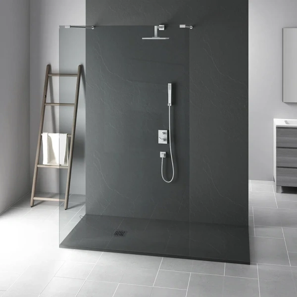 Душевой поддон Vincea 100х90 см антрацит VST-4SR9010A (детальная фотография), прямоугольные