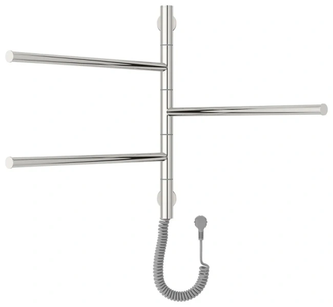 Полотенцесушитель электрический Сунержа Триада 0822-0540 58.5х54 см поворотный (детальная фотография), хром, золото, белыe, другие