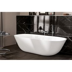 Ванна квариловая Villeroy & Boch Theano 155х75 см отдельностоящая, альпийский белый