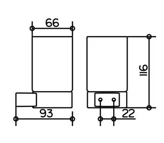 Стакан для ванной Keuco Plan 14950 (детальная фотография), современные, hi-tech
