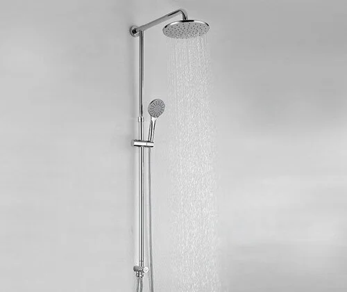 Душевая стойка WasserKRAFT хром A066 (детальная фотография), без излива