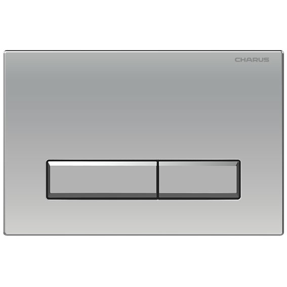 Клавиша смыва Charus Raiden хром матовый FP.321.46.01 (детальная фотография)