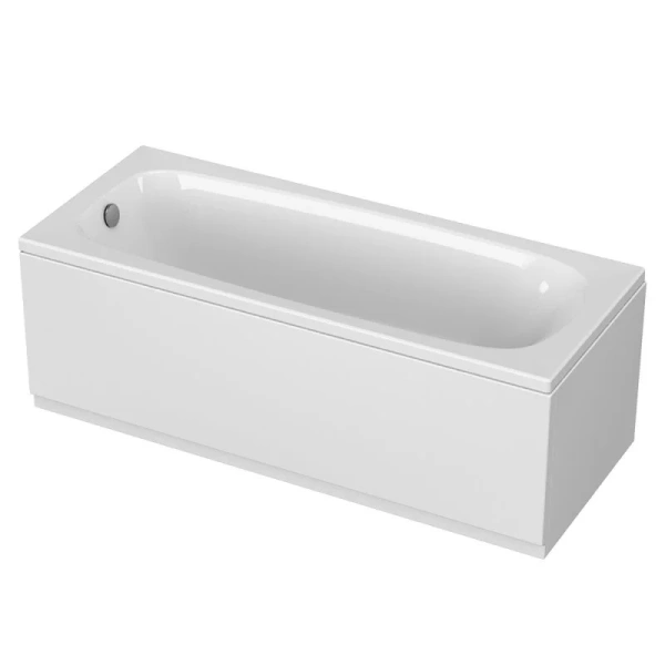 Ванна акриловая Cezares Eco 180х80 см без гидромассажа, белая W37 ECO-180-80-41-W37 (детальная фотография), акриловые