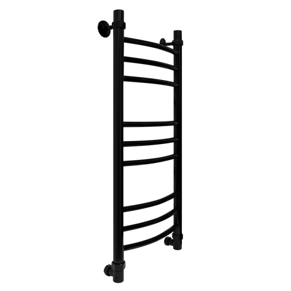 Полотенцесушитель водяной Energy Prestige 30x80 см черный матовый EWTR0PRES08030R905M (детальная фотография), современные, hi-tech