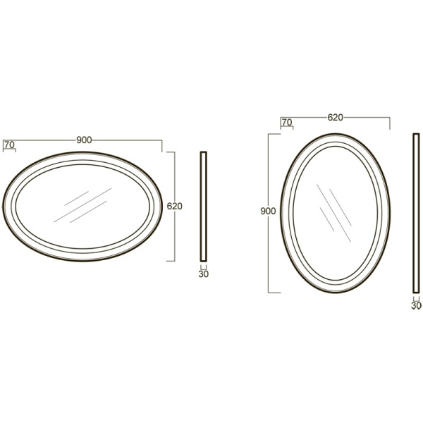 Схема (детальная фотография), овальные
