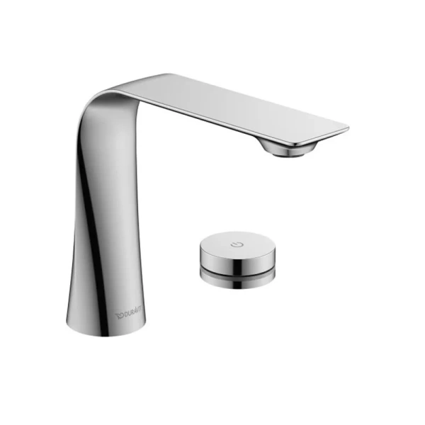 Смеситель Duravit D.1 D11100007010 для раковины, электронный с питанием от батареи, хром (детальная фотография)