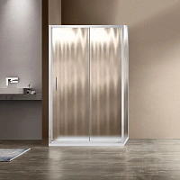 Душевой уголок Vincea Garda 140х100 см стекло шиншилла