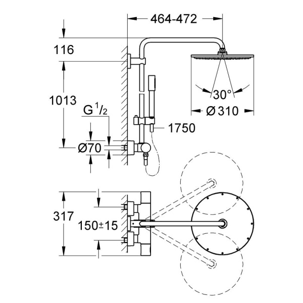 Схема (детальная фотография), без излива