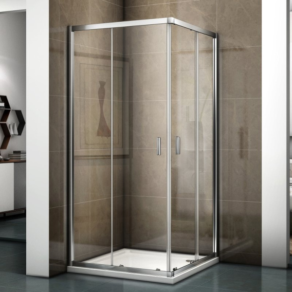 Душевой уголок Riho Hamar 2.0 90x90 см профиль хром G007005120 (детальная фотография), квадратные