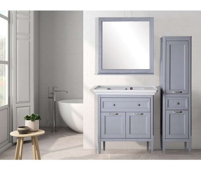 Зеркало ASB-Woodline Гранда 80 см grigio 11481 ГР (детальная фотография), по запросу