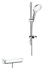 Душевая система хром-белый Hansgrohe Raindance