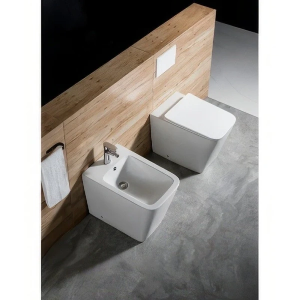 Биде напольное Акватек Либра New белое AQ1266N-00 (детальная фотография), напольные