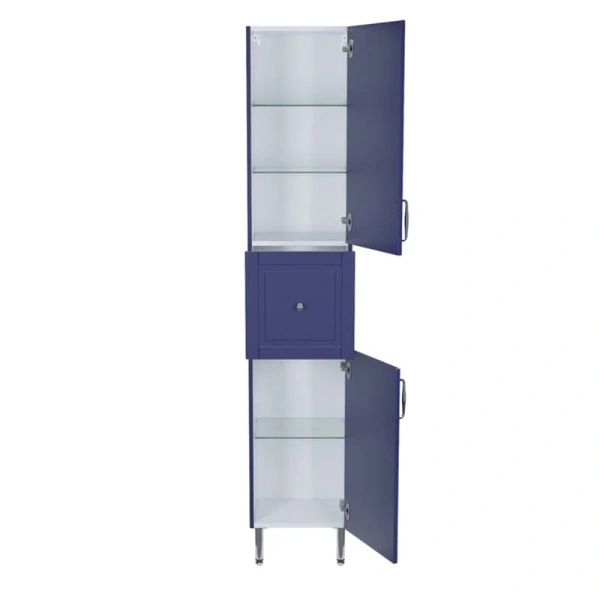 Шкаф-пенал напольный IDDIS Oxford 36 см синий OXF36N0i97 (детальная фотография), напольные