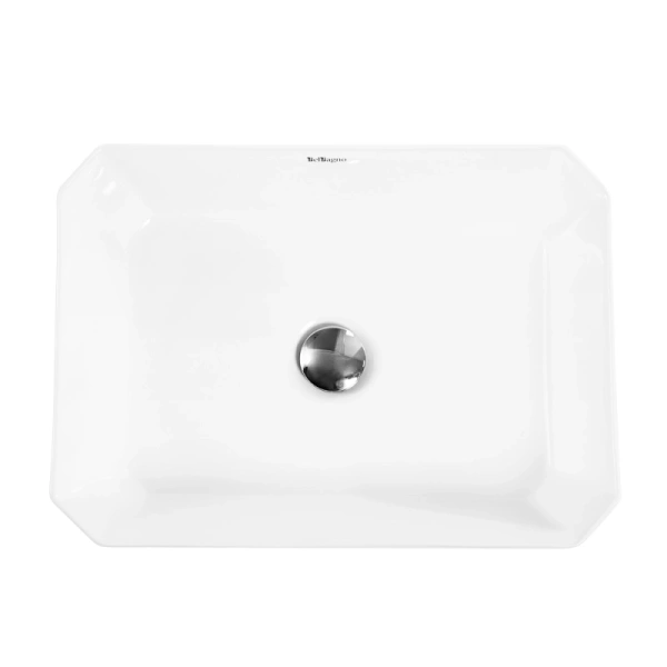 Раковина BelBagno 49 см накладная BB1386 (детальная фотография), современные, hi-tech