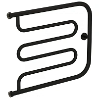 Полотенцесушитель водяной Сунержа Лира+ 65х50 см черный матовый