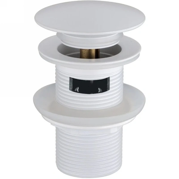 Донный клапан Boheme белый 612/2-MW (детальная фотография)