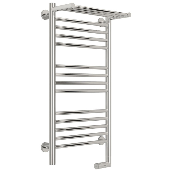 Полотенцесушитель электрический правый, с полкой цвет без покрытия Сунержа Богема 2.0 800х400 00-5207-8040 (детальная фотография)