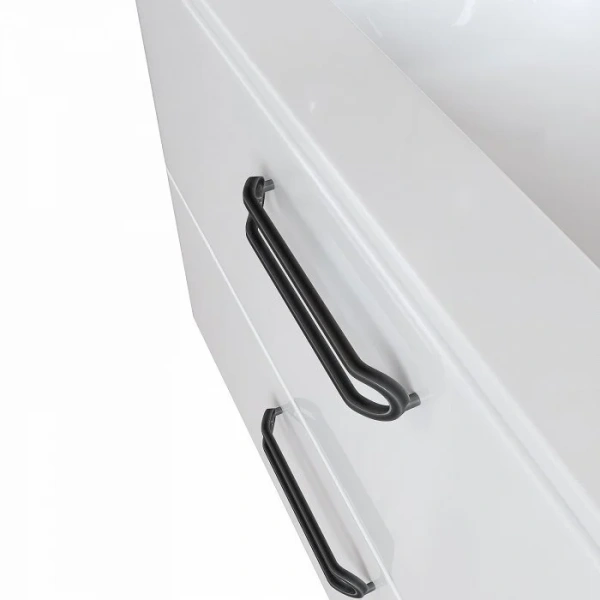 Тумба с раковиной подвесная IDDIS Brick 80 см белая BRI80W0i95K (детальная фотография), моноблок