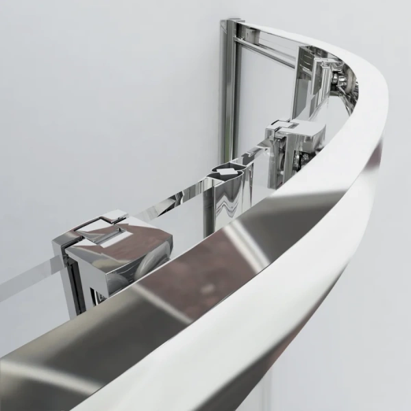 Душевой уголок Vincea Garda 80х80 см стекло прозрачное VSQ-1G800CL (детальная фотография), недорогие, стеклянные, угловые, без поддона