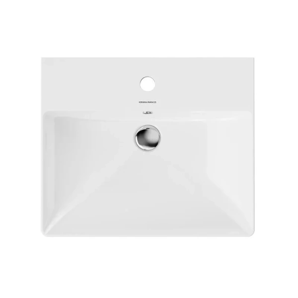 Раковина Kerama Marazzi Pro 50 см подвесная PROR.wb.50 (детальная фотография), из санфарфора