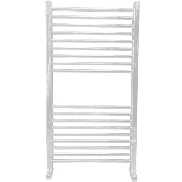 Полотенцесушитель водяной Ника Modern 100x50 см белый ЛМ 2 100/50 RAL9016 с вентилями (детальная фотография)