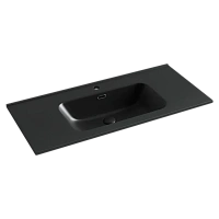 Раковина Sancos Element 101 см черная матовая