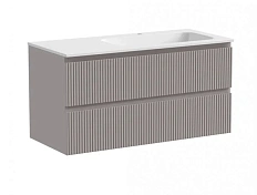 Тумба под раковину подвесная Sancos Snob T 100 см правая, doha soft