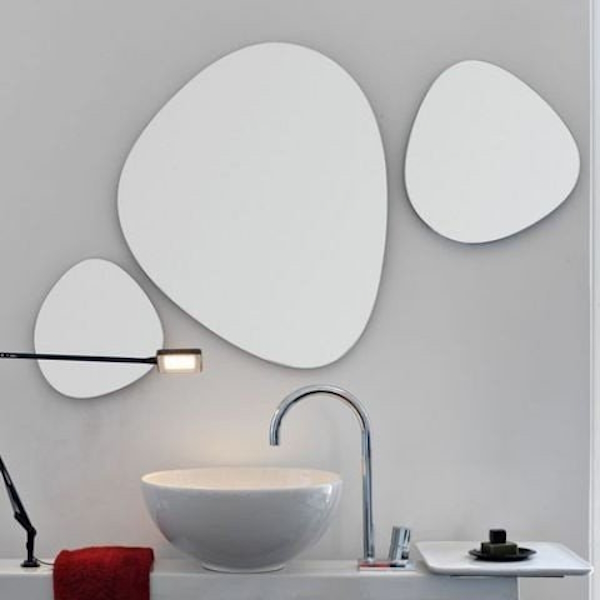 Набор зеркал 3 шт. ArtCeram One Shot Stone ACS004 (детальная фотография), современные, hi-tech