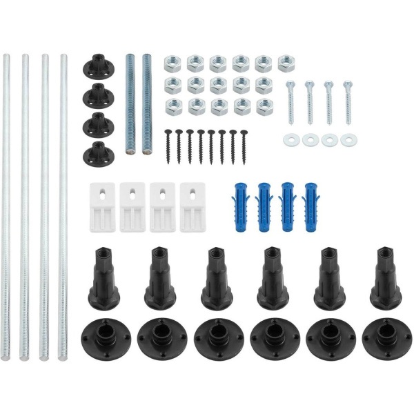 Ванна акриловая Berges Tari 170x80 см с каркасом 050030 (детальная фотография), прямоугольные