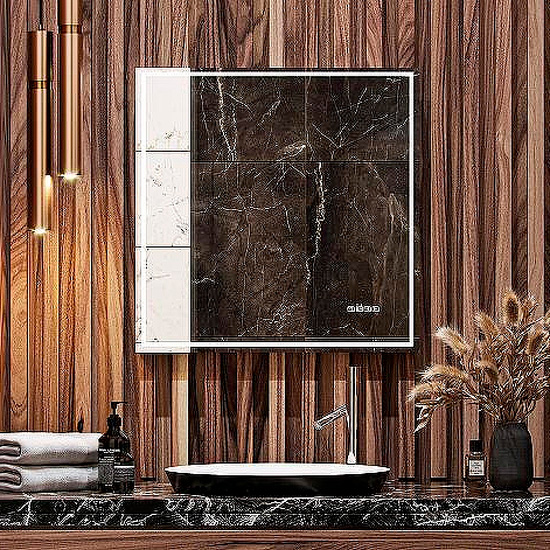 Зеркало с подсветкой Velvex Klaufs 70 см с антизапотеванием zkKLA.me.70.al (детальная фотография), нет в наличии