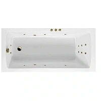 Ванна гидромассажная Excellent Aquaria Smart 170 x 75 см, белый/бронза, WAEX.AQU17.SMART.BR