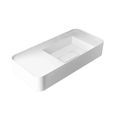 Раковина Vincea 120 см белая матовая