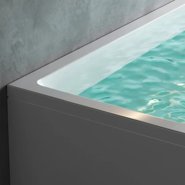 Ванна акриловая Am.Pm Gem W93A-180-070W-A 180x70 прямоугольная (детальная фотография), приставные