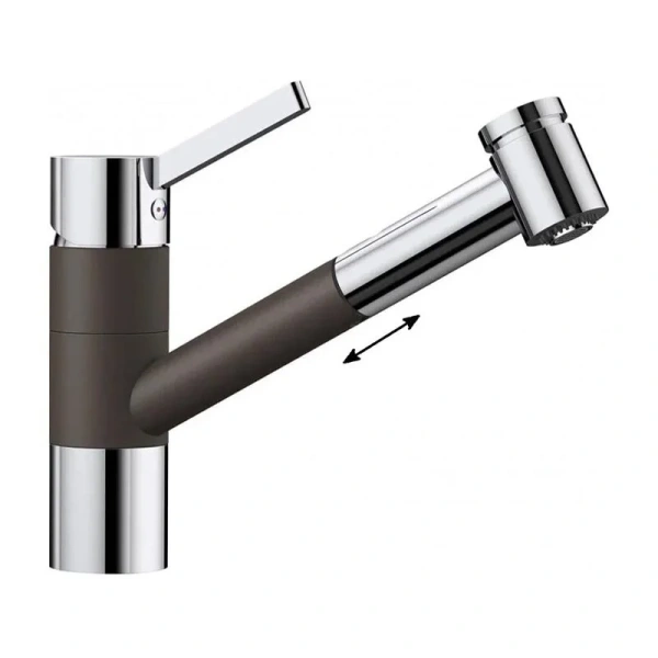 Смеситель для кухни кофе Blanco Tivo-S 517618 (детальная фотография)